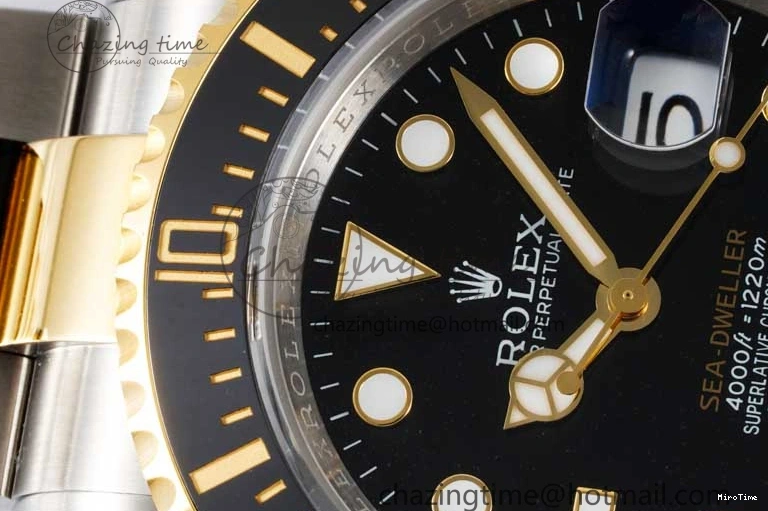MiroTime 0202 Lightweight Sea-Dweller 126603 APF Best Edition Black Dial on SS YG Bracelet VR 2035